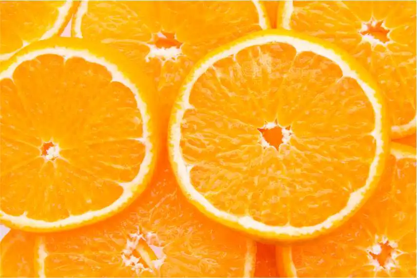 molho de laranja e gergelim